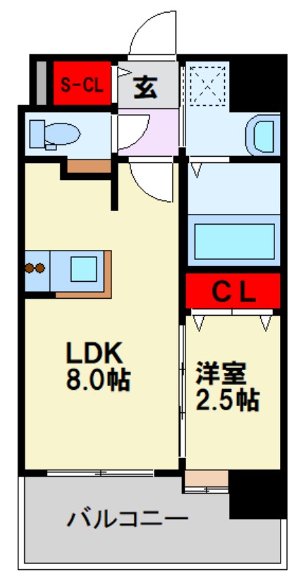 アルティザ博多ミッドシティ 間取り