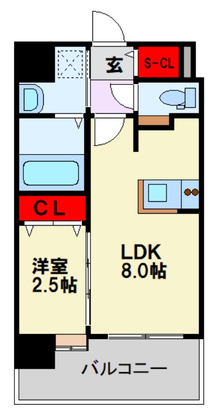 アルティザ博多ミッドシティ 間取り