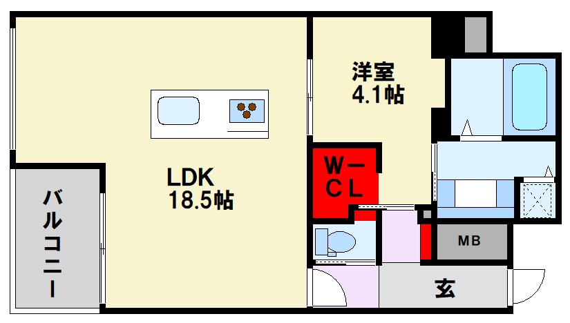 アルティザ博多ミッドシティ 間取り