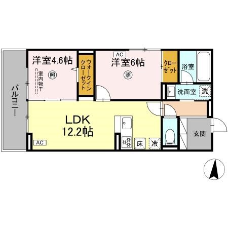 リヴィエール友丘 間取り