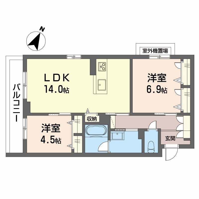シャーメゾン上大利レジデンス 間取り