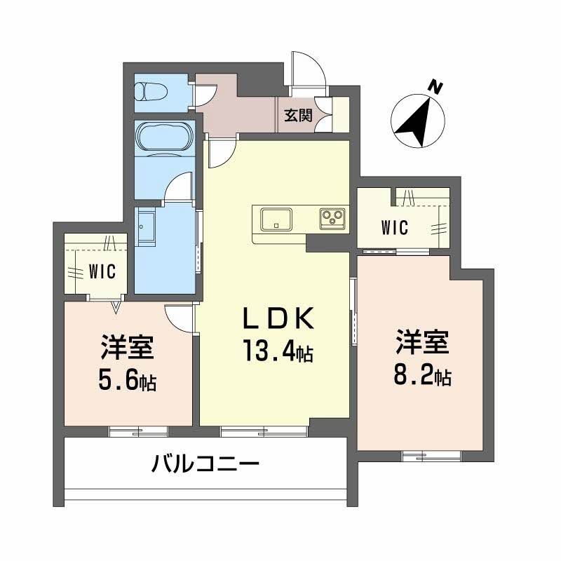 シャーメゾン上大利レジデンス 間取り