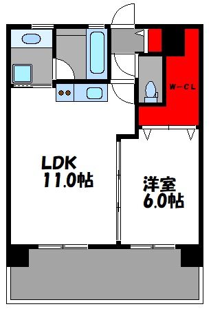 エトランゼ17大濠公園前 間取り