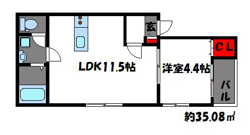 アクアブラン貝塚 間取り