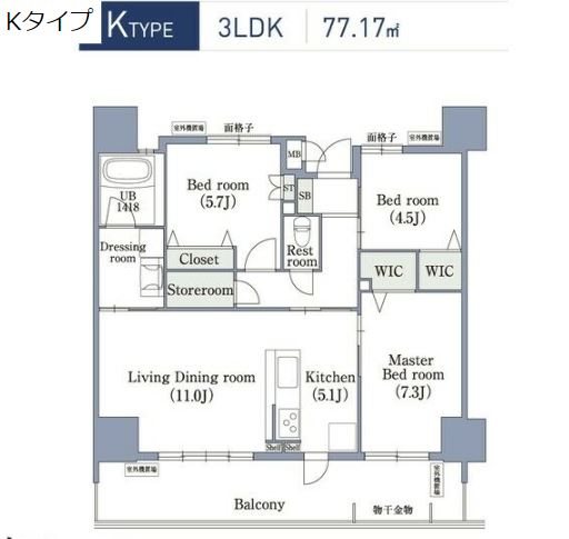 ラクレイス香椎照葉 間取り