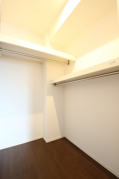D-room室見　壱番館 大容量のウォークインクローゼット