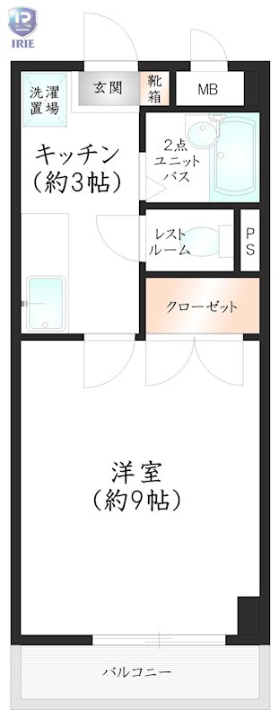 シティコートⅢ西鉄下大利駅前 間取図
