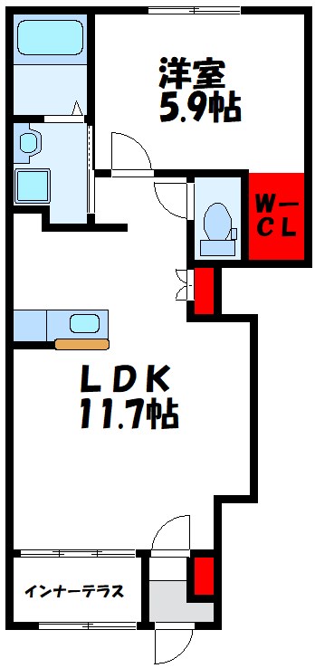 福岡県宗像市稲元４丁目 間取り