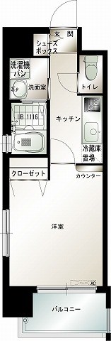 エンクレスト吉塚駅前  間取図