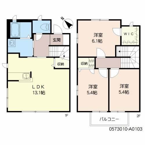 クローバーハイツ 間取り