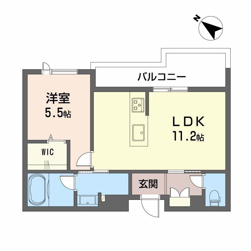 シャーメゾンマーレ竹下 間取り