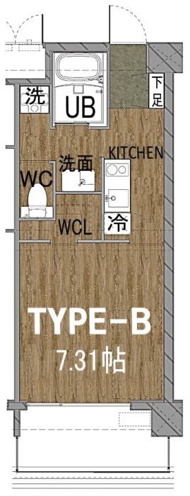 クラッシー博多 間取図です