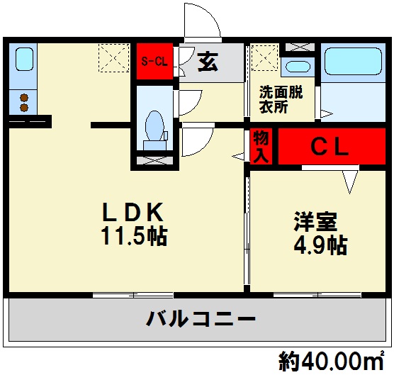 ソフィーユメゾン南福岡 間取図