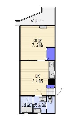 フジコーポ大谷 間取図