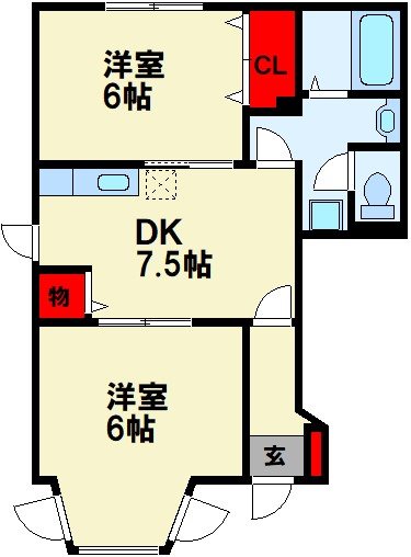 ハーモニータウン E棟 間取り