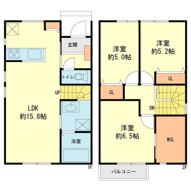 パレート春日原 間取り　※現状優先