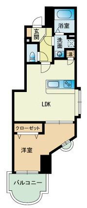 オリンピア西新 間取り