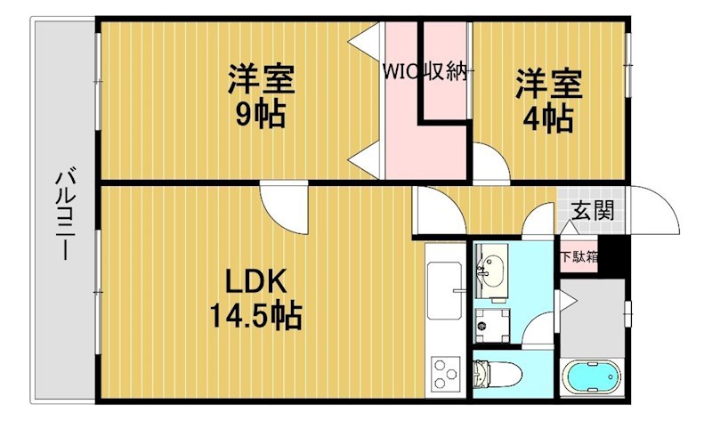 ST百道スイーツ 間取り