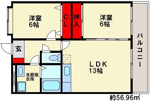 ウエストビレッジ21 間取図