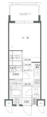 エンクレスト博多駅東 間取り図です。