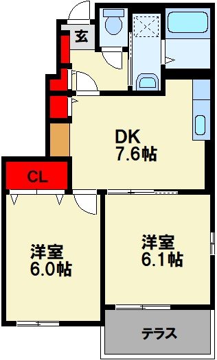 Rグレィ イイヅカ チューオー 間取り