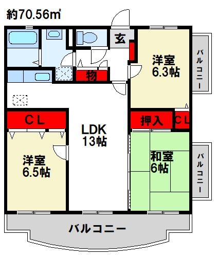 ルミエール98 間取り