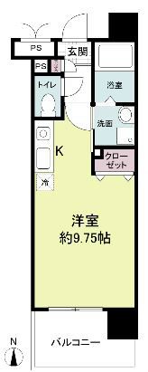 アーバンパーク天神東 間取図です。