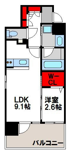グランフォーレプライム六本松 間取り