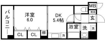 グロースメゾン博多山王 間取り