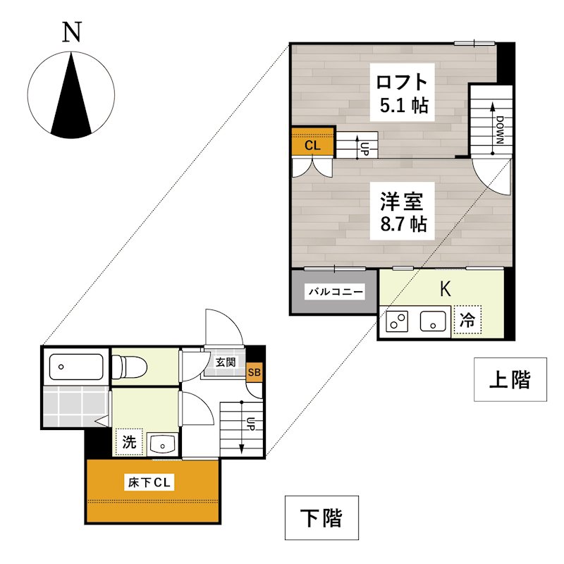 ADC新飯塚 間取り