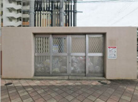 エムティースクエア吉塚駅前 敷地内ゴミ置き場