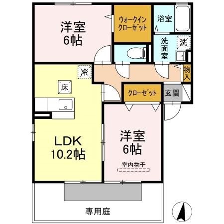 アメニティ壱番館 間取図