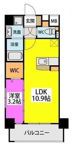 ラフィネ千早 間取り