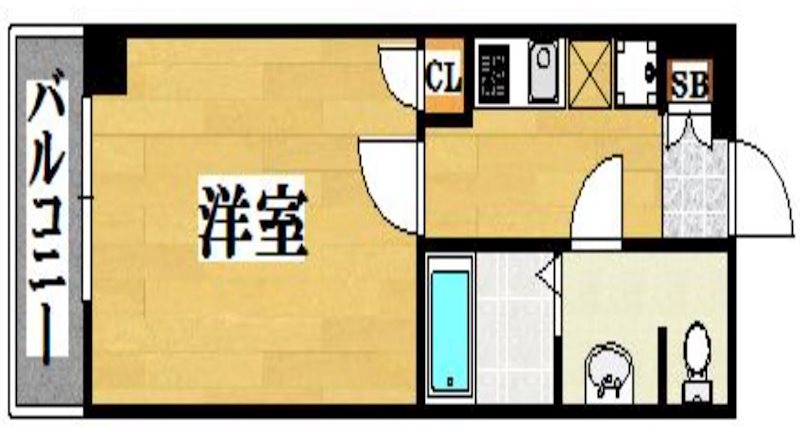 アクアシティ博多 間取りです。