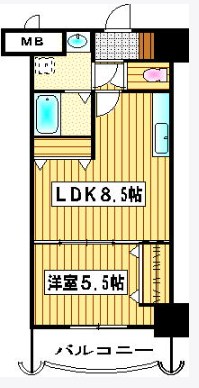 ロイヤル天神東 間取りです。