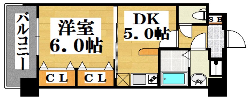 アクアシティ博多サウスステーション 間取図です。