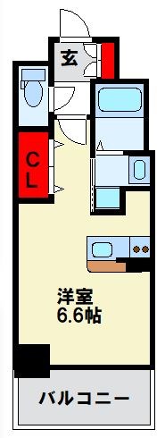 Mys Casetta Hakata (ミースカセッタ博多) 間取り