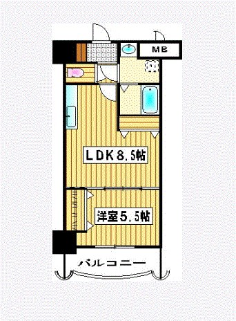 ロイヤル天神東 間取りです。