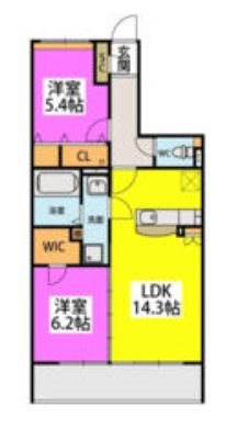 アミューザン筑紫 間取り