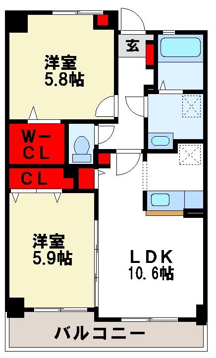 アビタシオン　シエル 間取り　※現状優先