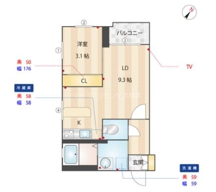 福岡県福岡市南区塩原３丁目 間取り