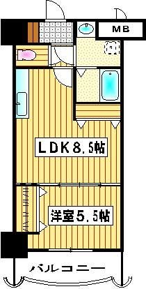 ロイヤル天神東 間取り