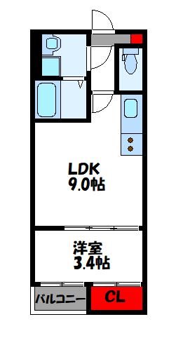 Revive新宮中央 ※間取りは現況優先