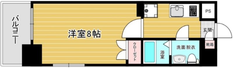 リファレンス祇園 間取り図です。