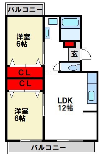 大西コーポラス 間取り