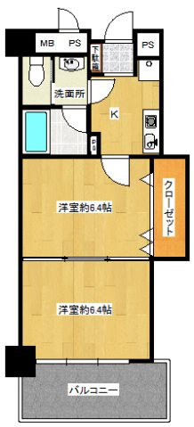 ヴォルフスガルテン太宰府 間取り