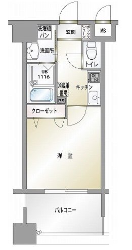 エンクレスト薬院Ⅲ 間取り