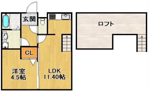 アンピオ吉塚弐番館 間取り