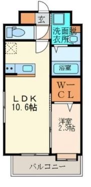 ルホソ山王 間取り