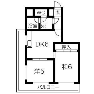 ダイアパレス天神東 間取り